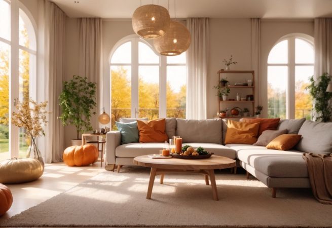 Decoración de Otoño Ideas Para Tu sala: Tendencias y Estilos 76 Decoracion de Otoño Ideas