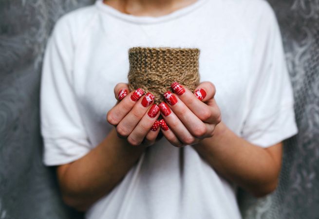 Uñas Decoradas Navideñas guia