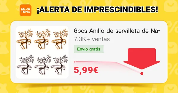 anillos servilleta navidad