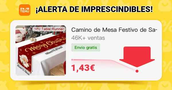 camino mesa festivo