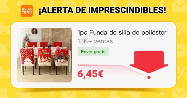 funda silla poliester navidad