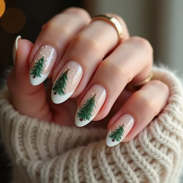 ideas uñas decoradas navideñas