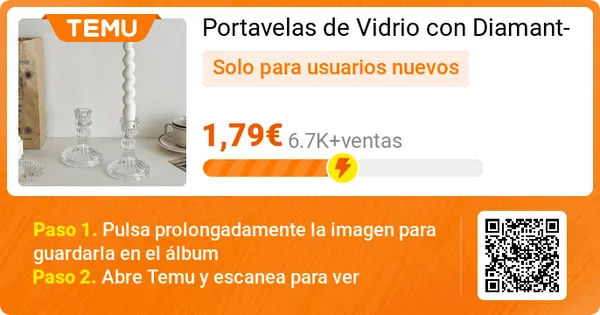 portavelas vidrio elegante