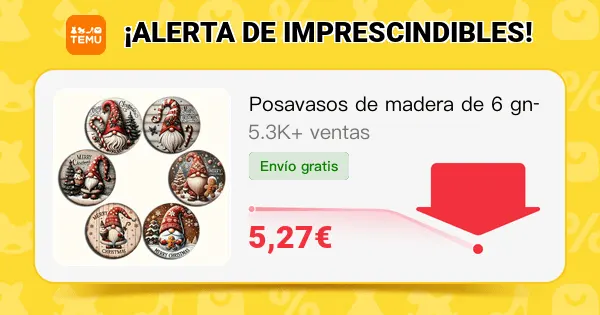 posavasos gnomos navidenos